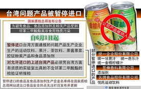 針對臺灣毒飲料 有關部門全力封堵排查相關問題食品